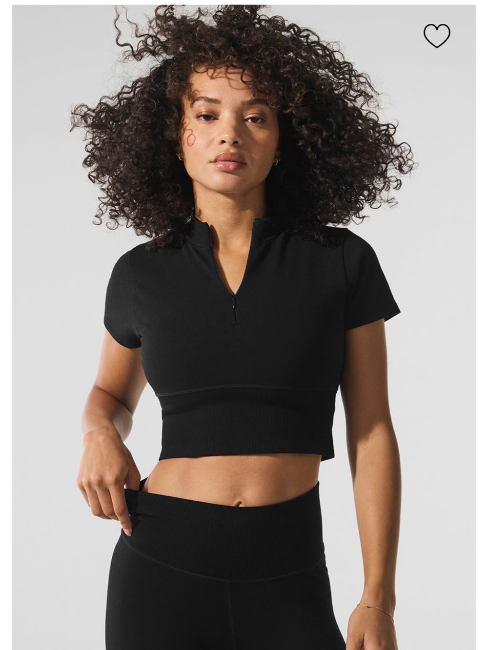 Seamless winter warm plush cropped shirt